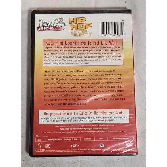 Dance Off The Inches: Hip Hop Body Blast Workout DVD - Picture 2 of 2